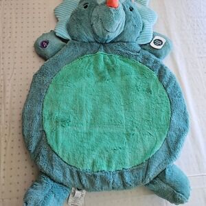 Mary Meyer Bestever Pebblesaurus Triceratops Baby Tummy Time Play Mat